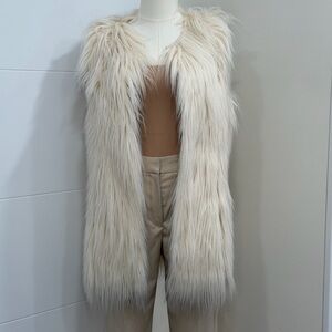 Juicy Couture Faux Fur Vest - Mongolian Wool Style